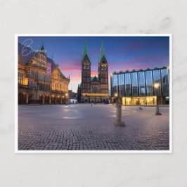 Vintage Bremen Brême Deutschland Postkarte