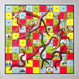 Vintage Brettspiele - Kunstdrucke Poster