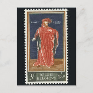 Vintage Briefmarke Postkarte
