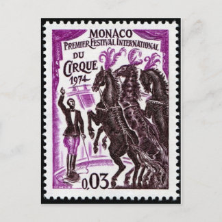Vintage Briefmarke Postkarte
