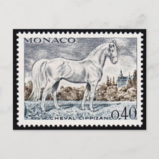 Vintage Briefmarke Postkarte