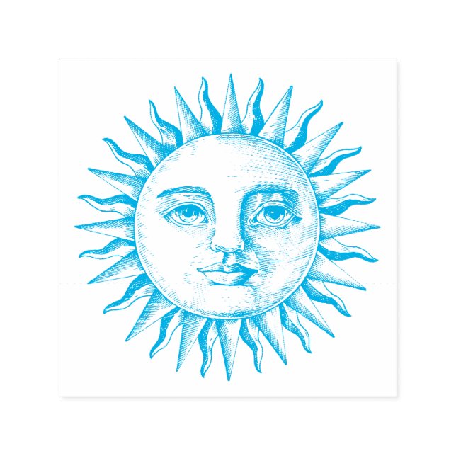 VINTAGE BRIEFMARKE SUN RUBBER PERMASTEMPEL (Design)