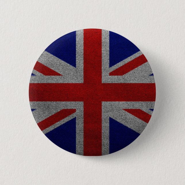 Vintage britische Flagge Button (Vorderseite)