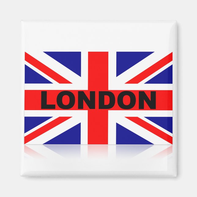 Vintage britische Flagge Magnet (Vorne)