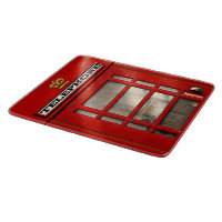 Vintage britische rote Telefonzelle