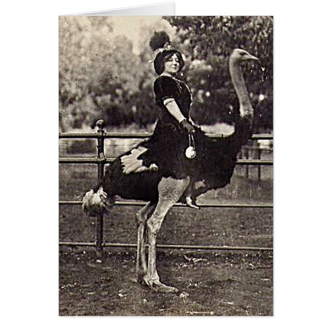 Vintage Broadway-Schauspielerin Riding an der Voge (Vorne)