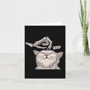 Vintage Brooke Halloween-Zuckerschädel-Design Karte
