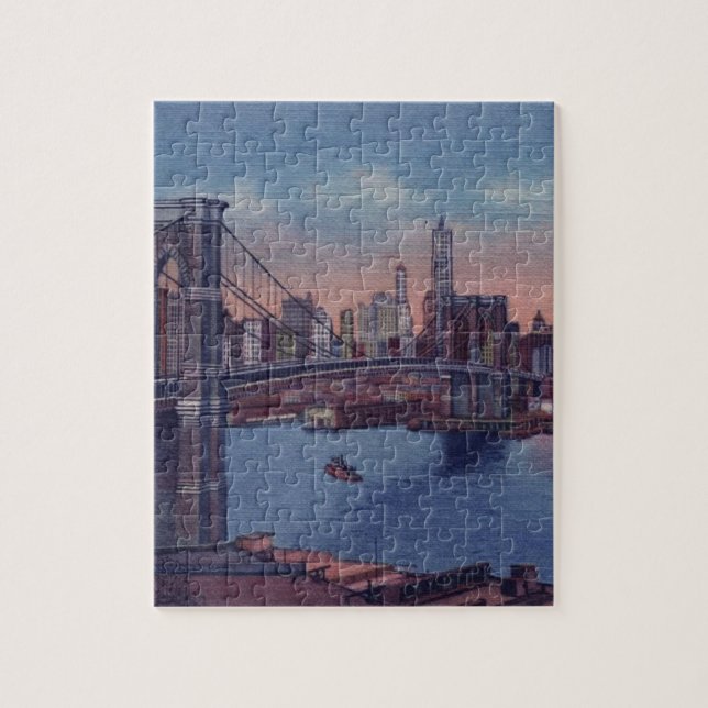 Vintage Brooklyn Bridge (Vertikal)