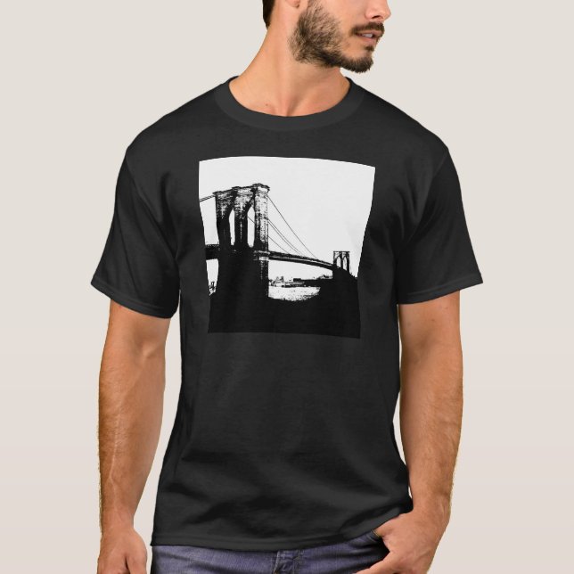 Vintage Brooklyn Bridge T-Shirt (Vorderseite)