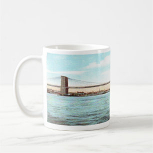 Vintage Brooklyn Bridge Tasse