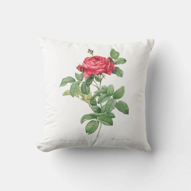 Vintage Brücken-Rose Kissen (Vorderseite)