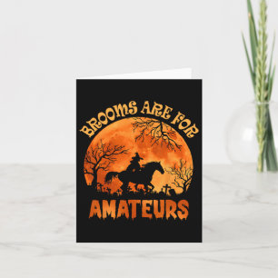 Vintage Brüder sind für Amateure Halloween Ri Karte