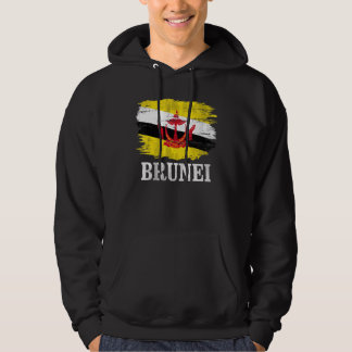 Vintage-Brunei-Flagge für Bruneier   Hoodie
