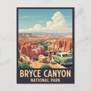 Vintage Bryce Canyon Nationalpark Utah Postkarte