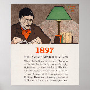Vintage-Buchcover-Plakat Poster