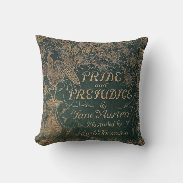 Vintage Bucheinband-Kissen Kissen (Vorderseite)