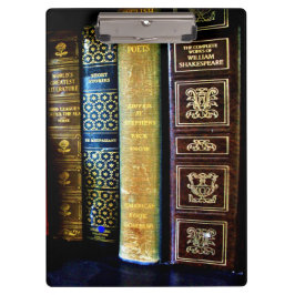 Vintage Bücher Klemmbrett