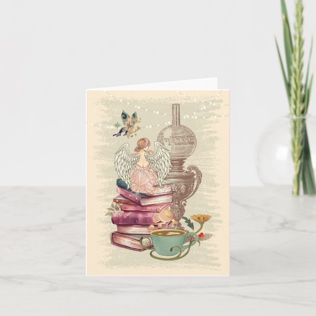 Vintage Buchungskarte (Leere Innenseite) (Vorderseite)