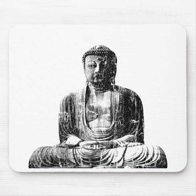 Vintage-Buddha-Mausepad Mousepad (Vorne)
