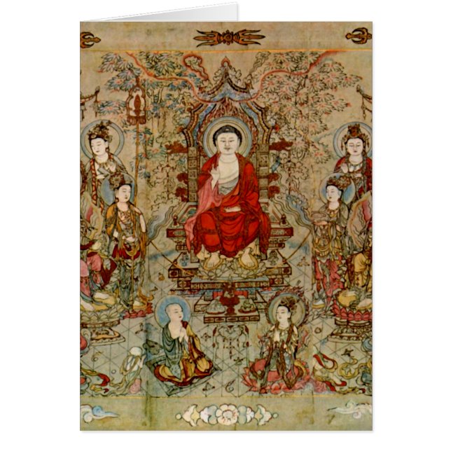 Vintage buddhistische Kunstbilder aus China (Vorne)