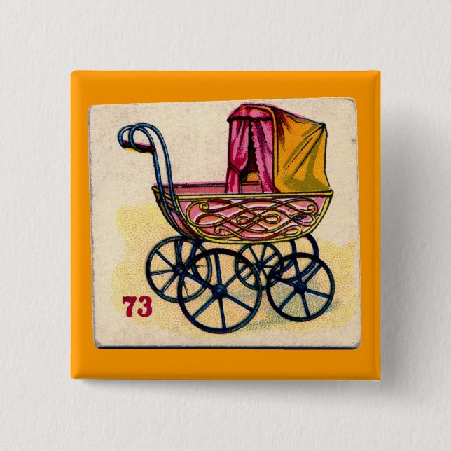Vintage Buggy Button (Vorderseite)