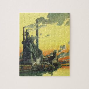 Vintage Business Factory, Fertigung auf einem Dock
