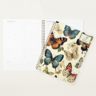 Vintage Butterflies in Flight Planer