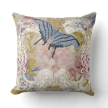Vintage Butterfly Floral Romantische Collage