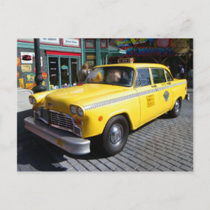 Vintage Cab Postkarte! Postkarte