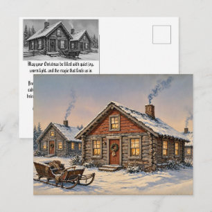 Vintage Cabin Weihnachten • Santas Schlitten & Gem