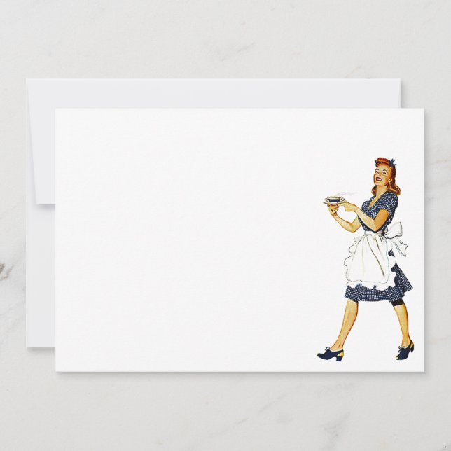 Vintage café Klatch klatsch Invitation blanche (Devant)