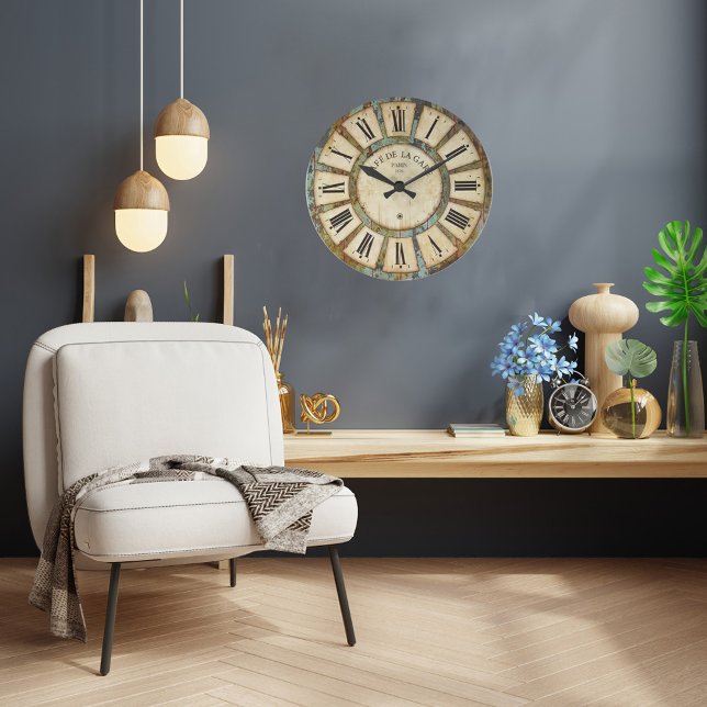 Vintage Café-Uhr der 70er Jahre Große Wanduhr (Von Creator hochgeladen)