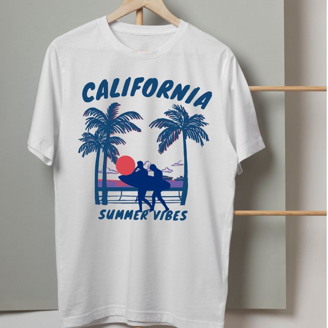 Vintage California Sommervillen T-Shirt (Von Creator hochgeladen)
