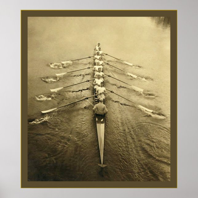 Vintage Cambridge-Crew 1910-1915 Poster (Vorne)