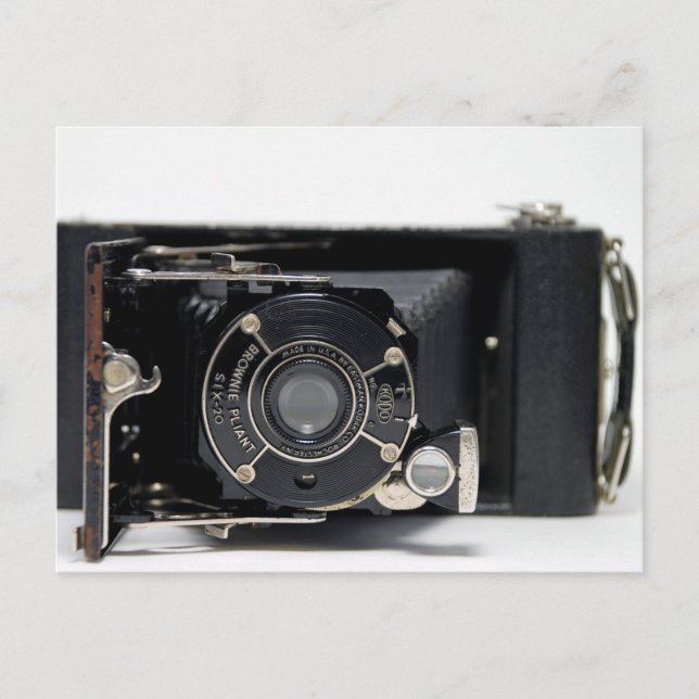 VINTAGE CAMERA 6 USA Folgekamera Postkarte (Vorderseite)