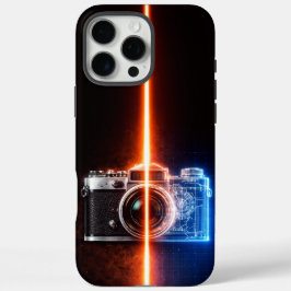 Vintage Camera Blueprint iPhone 16 Pro Max Hülle