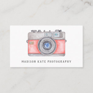 Vintage Camera Business Cards Visitenkarte