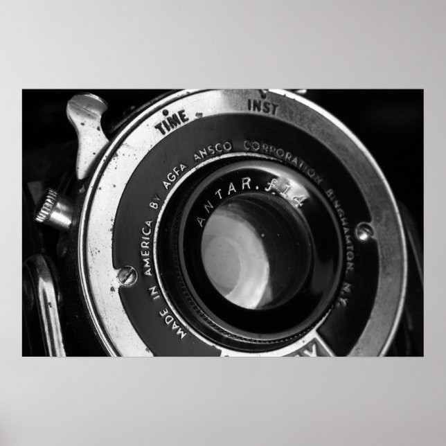 Vintage Camera Poster (Vorne)