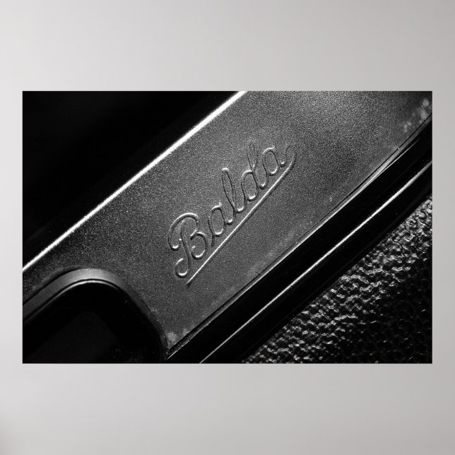 Vintage Camera Poster (Vorne)