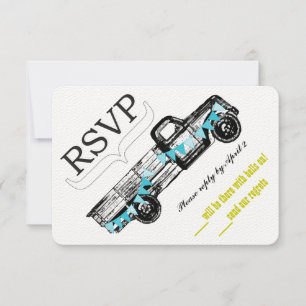 Vintage Camion RSVP Obtenir Hittement Retro RSVP
