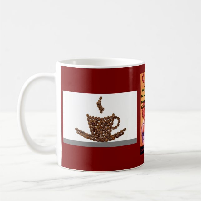 "Vintage Camp Kaffee" Kaffeetasse (Links)