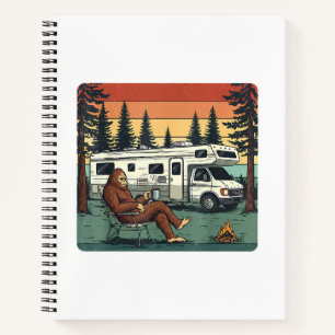 Vintage-Camping-Motorhome-RV-Bigfoot-Abenteuer Notizbuch