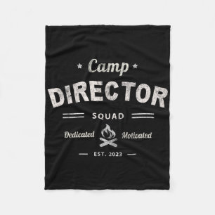 Vintage-Campingleiter-Trupp-Sommerchaos-Koordinate Fleecedecke