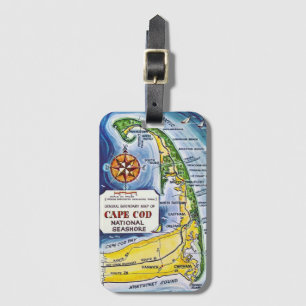Vintage Cape Cod Küstengepäckanhänger Gepäckanhänger