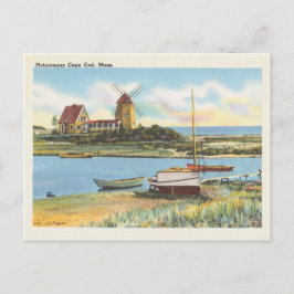 Vintage Cape Cod Massachusetts Szene Postkarte