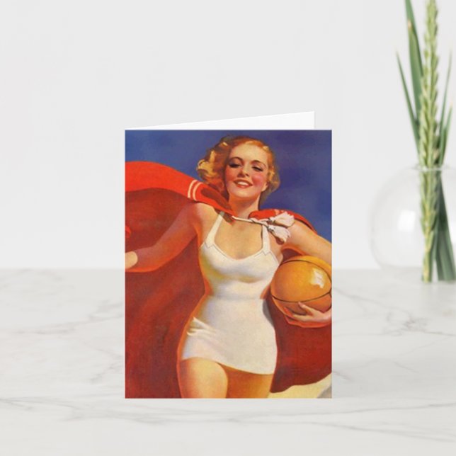 Vintage Cape Weekend Blank Mitteilungskarten (Vorderseite)