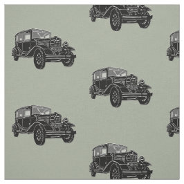 Vintage Car Art Museum Stoff