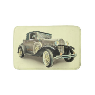 Vintage Car Bath Mat Badematte