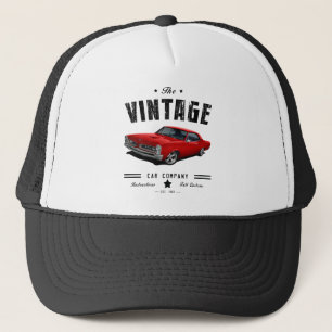 Vintage Car Company Red GTO Truckerkappe