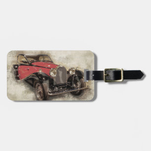 Vintage Car Gepäckanhänger
